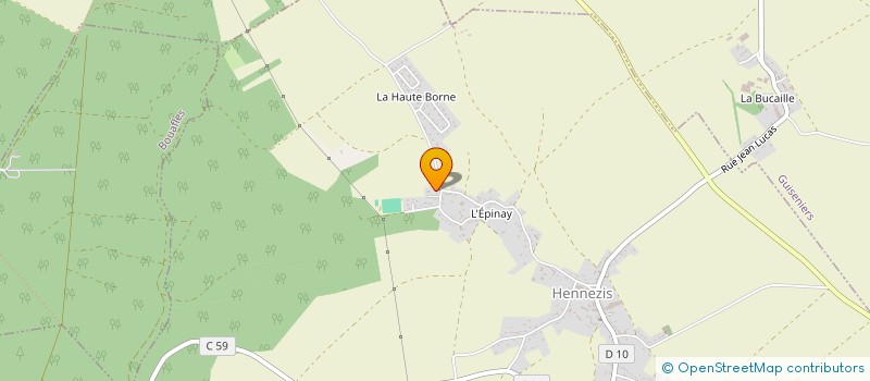 localisation de l'entreprise MONSIEUR MICHAEL QUINCY-JONES  HENNEZIS