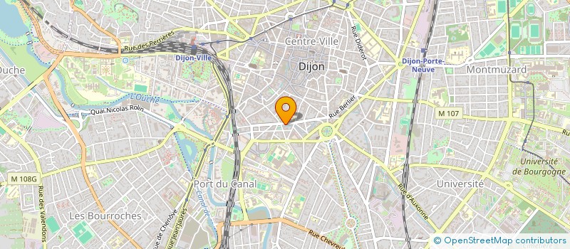 localisation de l'entreprise MONSIEUR MICHAEL QUOIRIEZ  DIJON