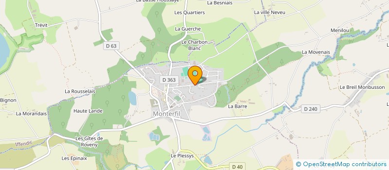 localisation de l'entreprise MONSIEUR MICHAEL RANDALL  MONTERFIL