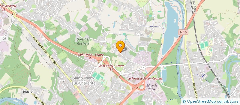 localisation de l'entreprise MONSIEUR MICHAEL RAVENET  SAINT-YRIEIX-SUR-CHARENTE