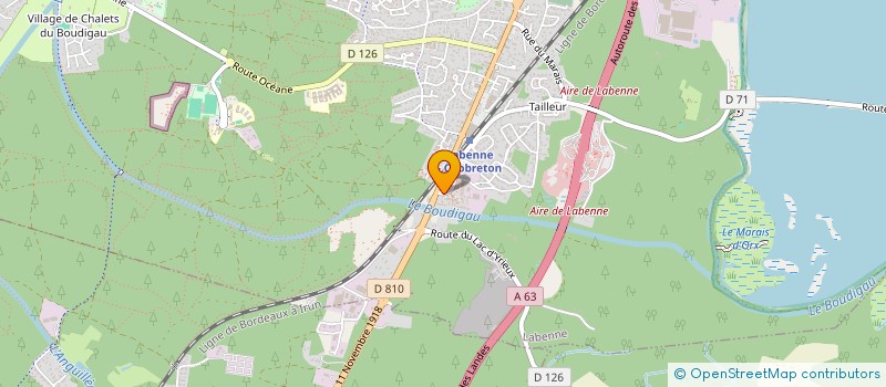 localisation de l'entreprise MONSIEUR MICHAEL RAYE  LABENNE