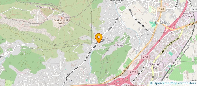 localisation de l'entreprise MONSIEUR MICHAEL RAYNAUD à LA VALETTE-DU-VAR