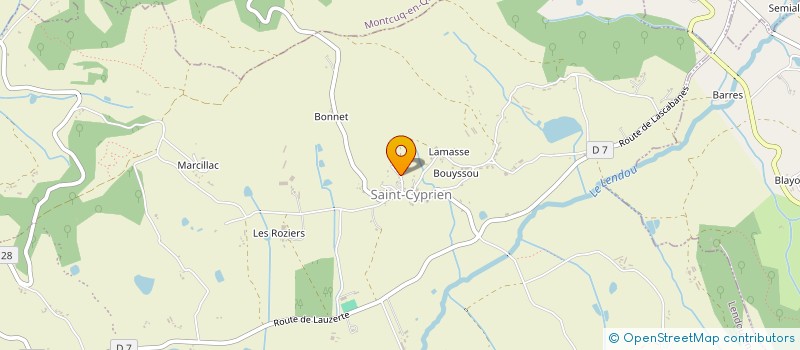 localisation de l'entreprise MONSIEUR MICHAEL REALE  LENDOU-EN-QUERCY