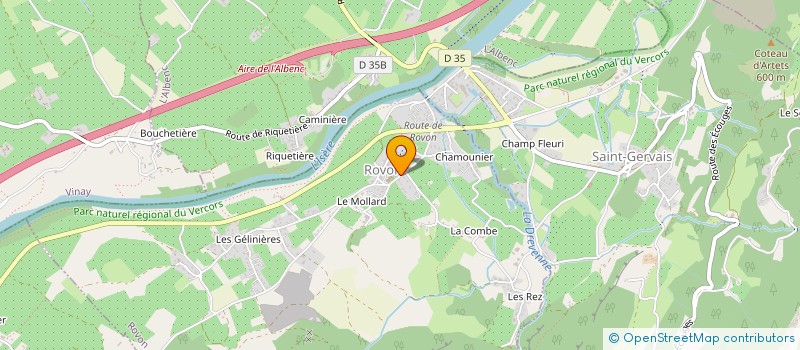 localisation de l'entreprise MONSIEUR MICHAEL REBBOAH  ROVON