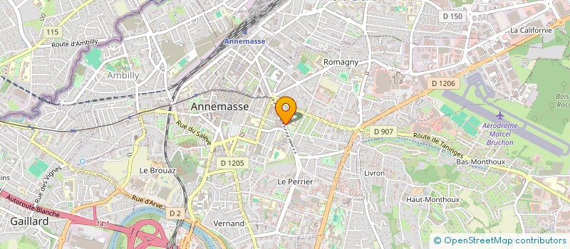 localisation de l'entreprise MONSIEUR MICHAEL REGUERA  ANNEMASSE