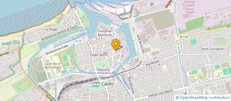 localisation de l'entreprise MONSIEUR MICHAEL REILLY  CALAIS