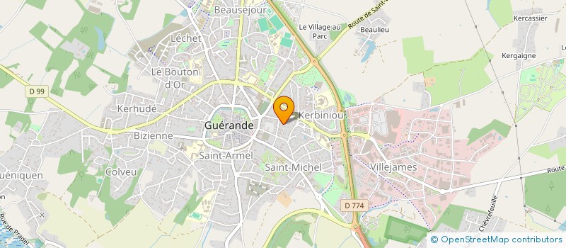 localisation de l'entreprise MONSIEUR MICHAEL REMME  GUERANDE