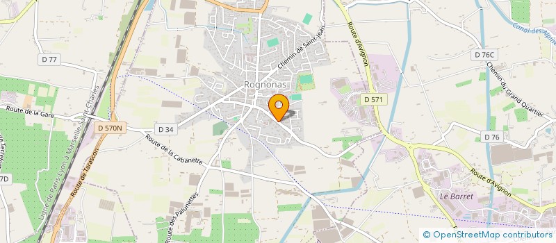 localisation de l'entreprise MONSIEUR MICHAEL REMOLI  ROGNONAS