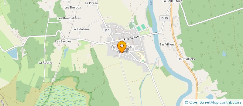 localisation de l'entreprise MONSIEUR MICHAEL REMONDIERE  VOUNEUIL-SUR-VIENNE