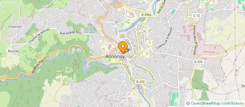 localisation de l'entreprise MONSIEUR MICHAEL REY  ANNONAY