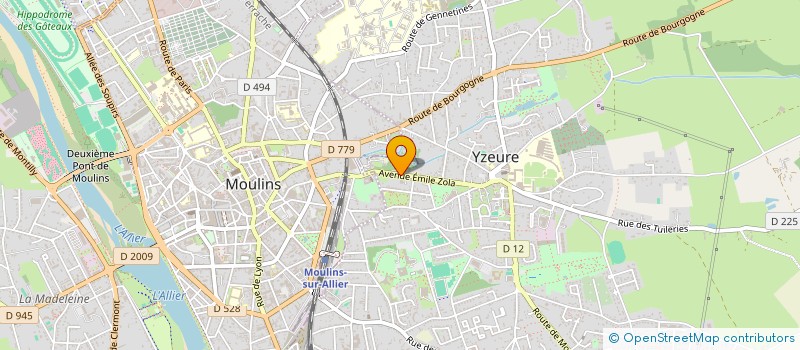 localisation de l'entreprise MONSIEUR MICHAEL RICARD à YZEURE