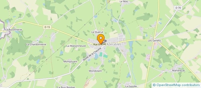 localisation de l'entreprise MONSIEUR MICHAEL RICHARDSON  AZERABLES