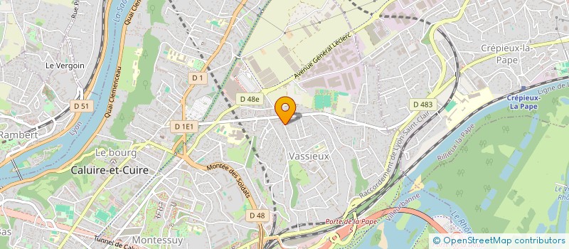 localisation de l'entreprise MONSIEUR MICHAEL RICHAUD  CALUIRE-ET-CUIRE