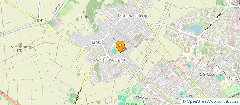 localisation de l'entreprise MONSIEUR MICHAEL RIETHMULLER  OBERHAUSBERGEN