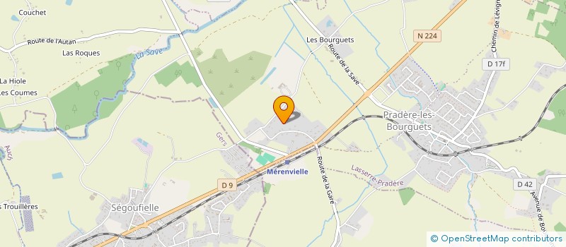 localisation de l'entreprise MONSIEUR MICHAEL RINGOT  LASSERRE-PRADERE