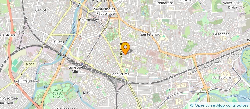 localisation de l'entreprise MONSIEUR MICHAEL RIOTTE  LE MANS