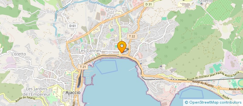 localisation de l'entreprise MONSIEUR MICHAEL RIOU à AJACCIO