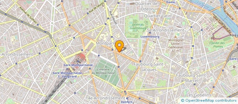 localisation de l'entreprise MONSIEUR MICHAEL ROBIN  PARIS