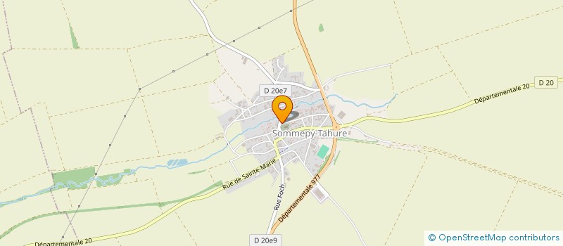 localisation de l'entreprise MONSIEUR MICHAEL ROBINSON  SOMMEPY-TAHURE