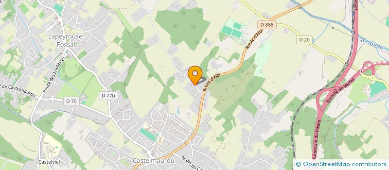 localisation de l'entreprise MONSIEUR MICHAEL ROCHARDE  CASTELMAUROU