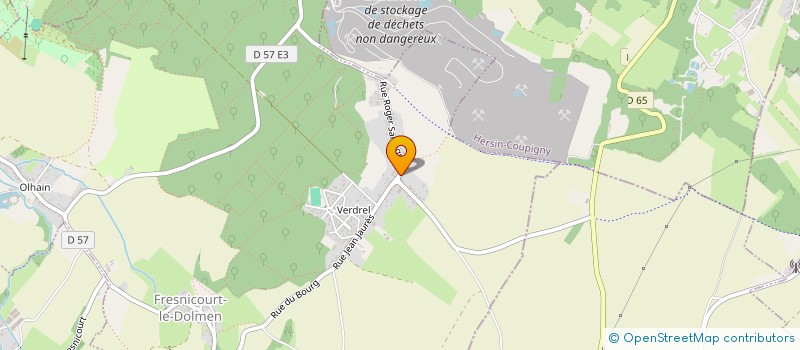 localisation de l'entreprise MONSIEUR MICHAEL ROCHE  FRESNICOURT-LE-DOLMEN