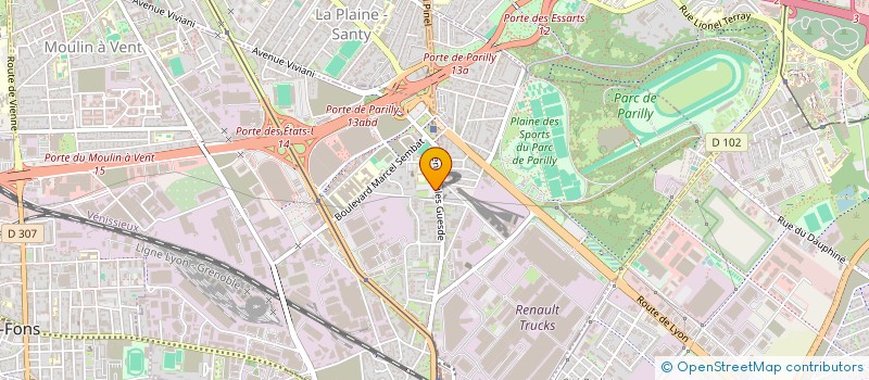 localisation de l'entreprise MONSIEUR MICHAEL ROLLET à VENISSIEUX