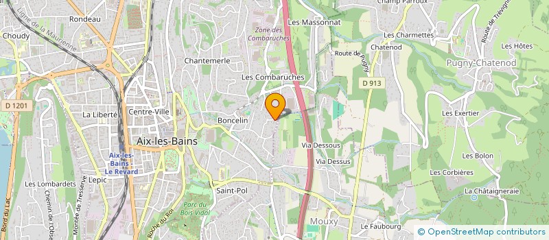 localisation de l'entreprise MONSIEUR MICHAEL ROMATHIER  AIX-LES-BAINS