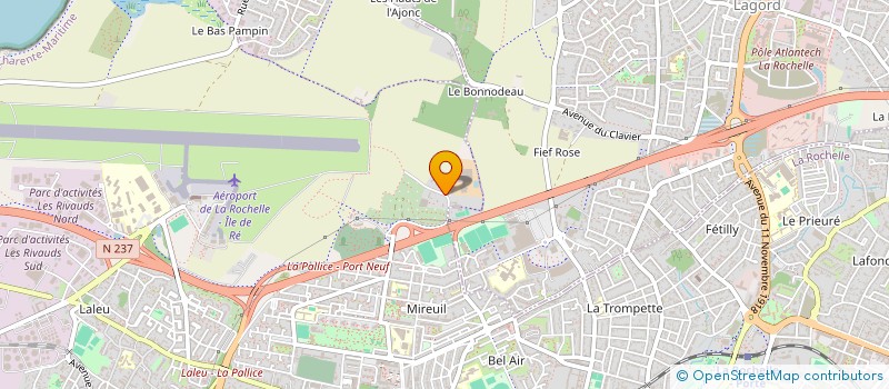 localisation de l'entreprise MONSIEUR MICHAEL RONDEL  LA ROCHELLE