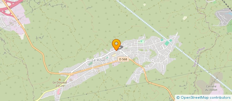 localisation de l'entreprise MONSIEUR MICHAEL RUIZ  LE ROVE