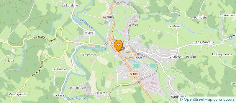 localisation de l'entreprise MONSIEUR MICHAEL SAGARRUY  TENCE