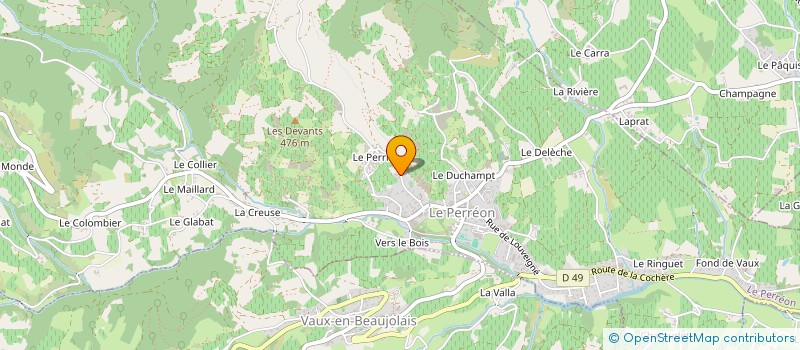 localisation de l'entreprise MONSIEUR MICHAEL SAINT-ANDRE  LE PERREON