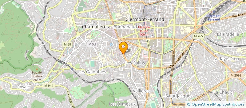 localisation de l'entreprise MONSIEUR MICHAEL SAINTEMARIE  CLERMONT-FERRAND