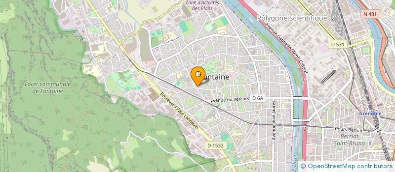 localisation de l'entreprise MONSIEUR MICHAEL SALA  FONTAINE