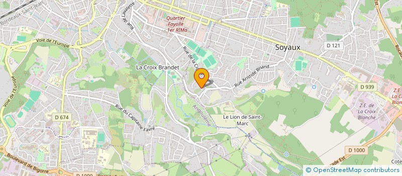 localisation de l'entreprise MONSIEUR MICHAEL SALUDO  SOYAUX