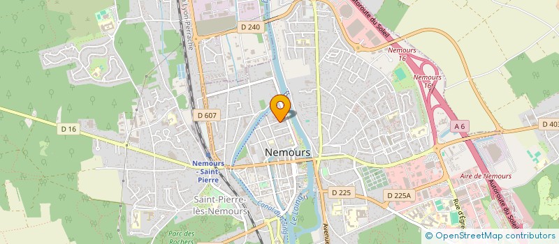 localisation de l'entreprise MONSIEUR MICHAEL SAMSON  NEMOURS