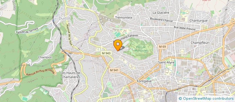 localisation de l'entreprise MONSIEUR MICHAEL SANCHEZ  CLERMONT-FERRAND