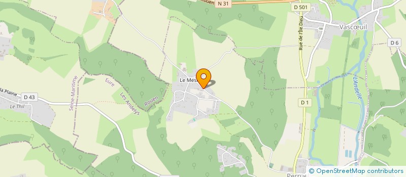 localisation de l'entreprise MONSIEUR MICHAEL SANGENT  PERRUEL