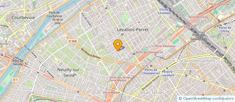 localisation de l'entreprise MONSIEUR MICHAEL SANTOS à LEVALLOIS-PERRET