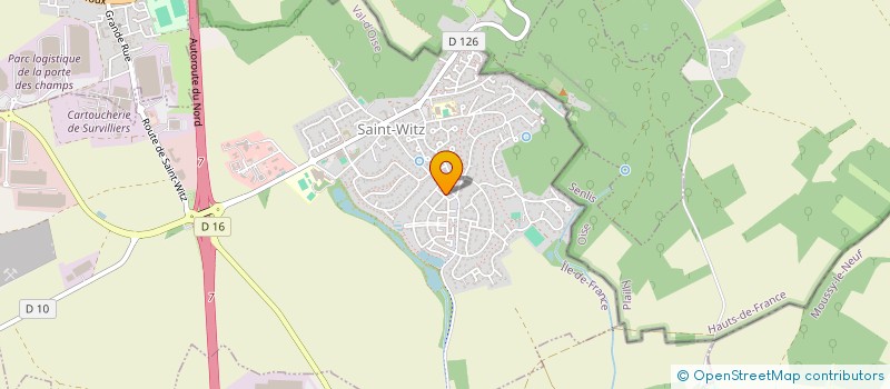 localisation de l'entreprise MONSIEUR MICHAEL SARREA  SAINT-WITZ