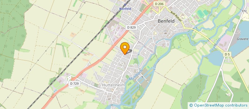 localisation de l'entreprise MONSIEUR MICHAEL SAUNER  HUTTENHEIM