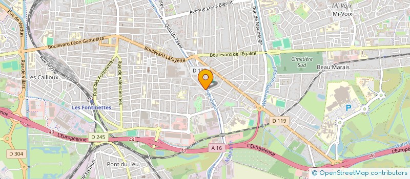 localisation de l'entreprise MONSIEUR MICHAEL SAUVAGE  CALAIS