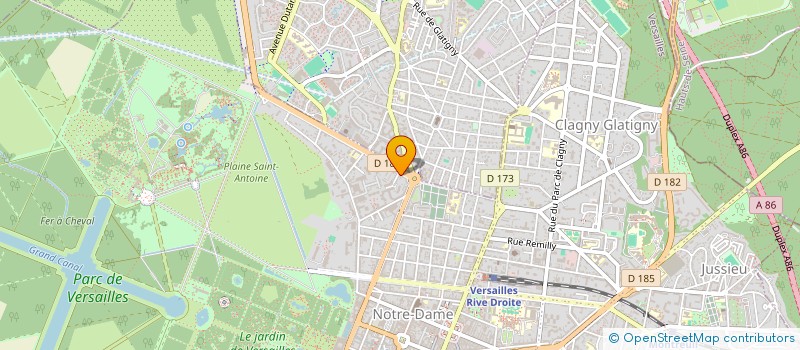 localisation de l'entreprise MONSIEUR MICHAEL SAVART à VERSAILLES