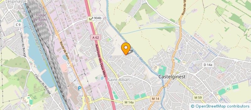 localisation de l'entreprise MONSIEUR MICHAEL SCHMITT  SAINT-ALBAN