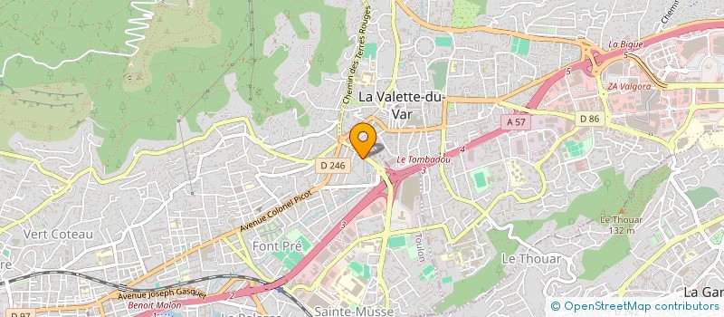 localisation de l'entreprise MONSIEUR MICHAEL SCHNEIDER à TOULON