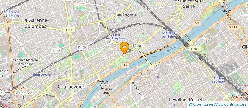 localisation de l'entreprise MONSIEUR MICHAEL SCHWARTZ à COURBEVOIE