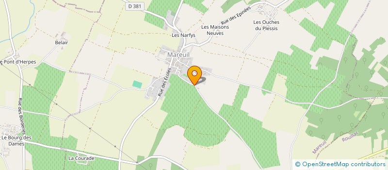 localisation de l'entreprise MONSIEUR MICHAEL SEGUIN à MAREUIL