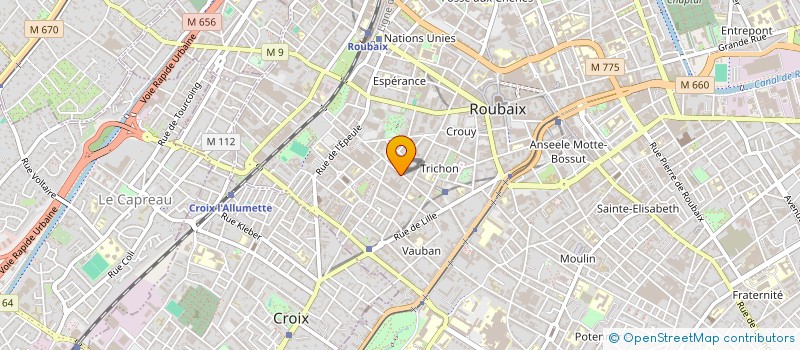 localisation de l'entreprise MONSIEUR MICHAEL SELLAM à ROUBAIX