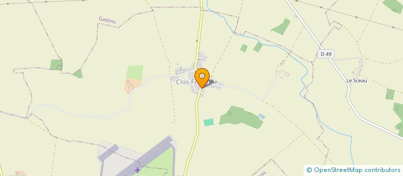 localisation de l'entreprise MONSIEUR MICHAEL SELLAM  CLOS-FONTAINE