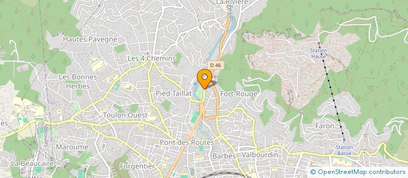 localisation de l'entreprise MONSIEUR MICHAEL SENCE  TOULON