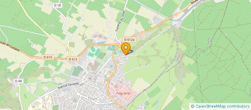 localisation de l'entreprise MONSIEUR MICHAEL SERRANO  THUIR